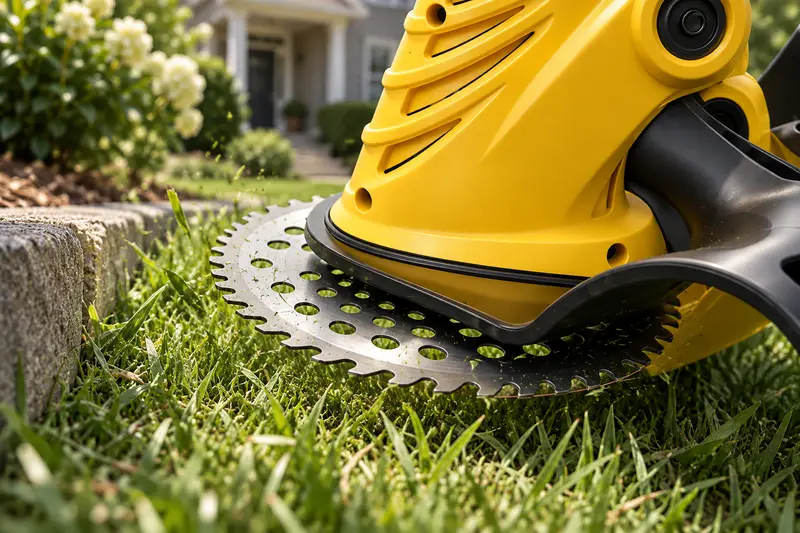 Electric Brush Cutter — Front Lawn Touch-Up