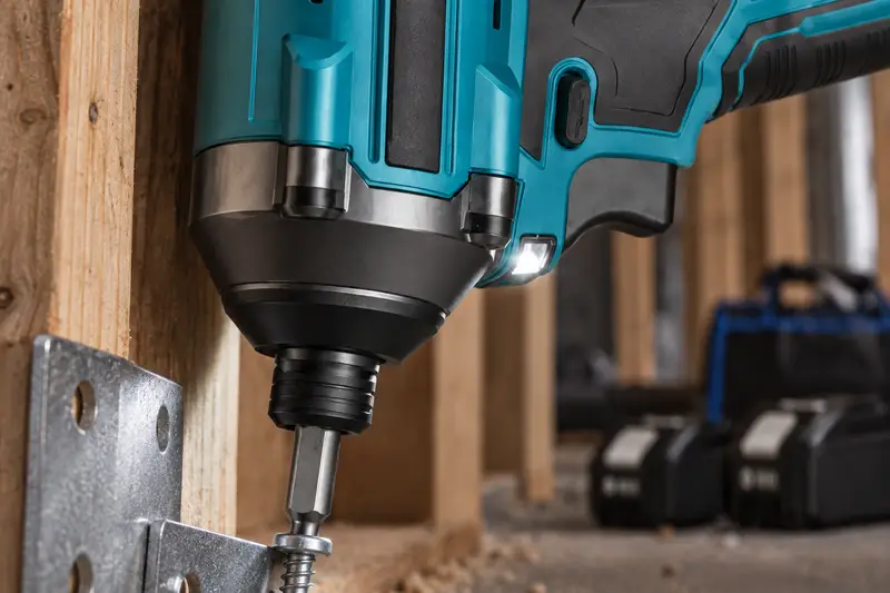Cordless Impact Driver — Unpowered Work Area
