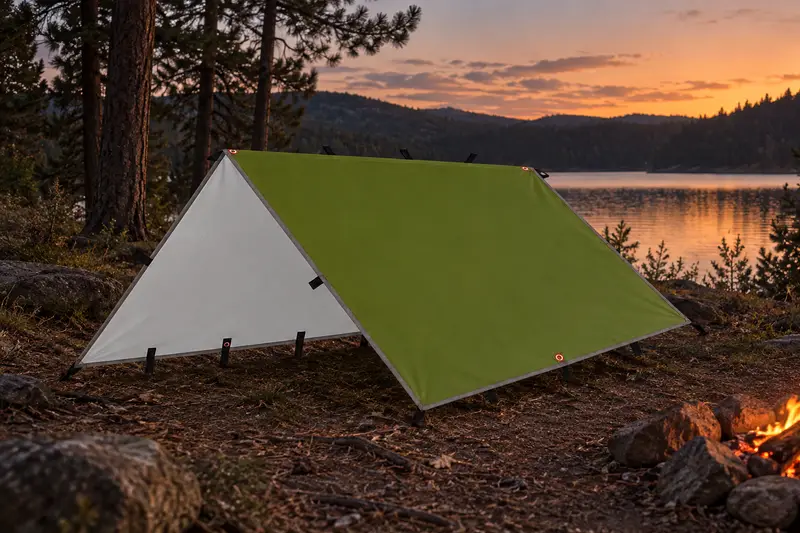 19-Point Shelter Tarp — Dusk At Camp