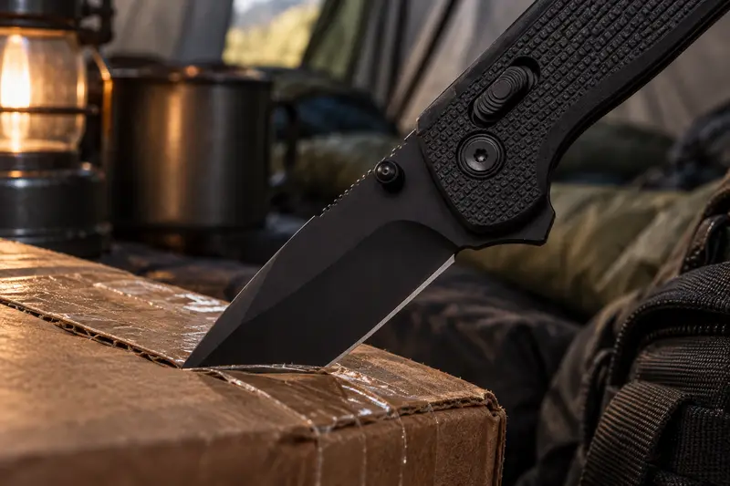 Folding Pocket Knife — Cramped Camp Setup