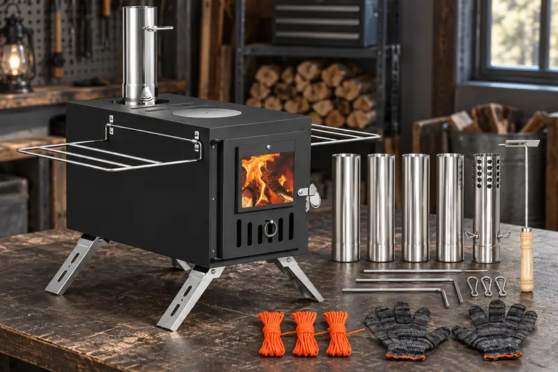Wood-Burning Camp Stove details