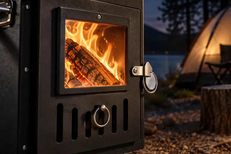 Wood-Burning Camp Stove — After Sundown