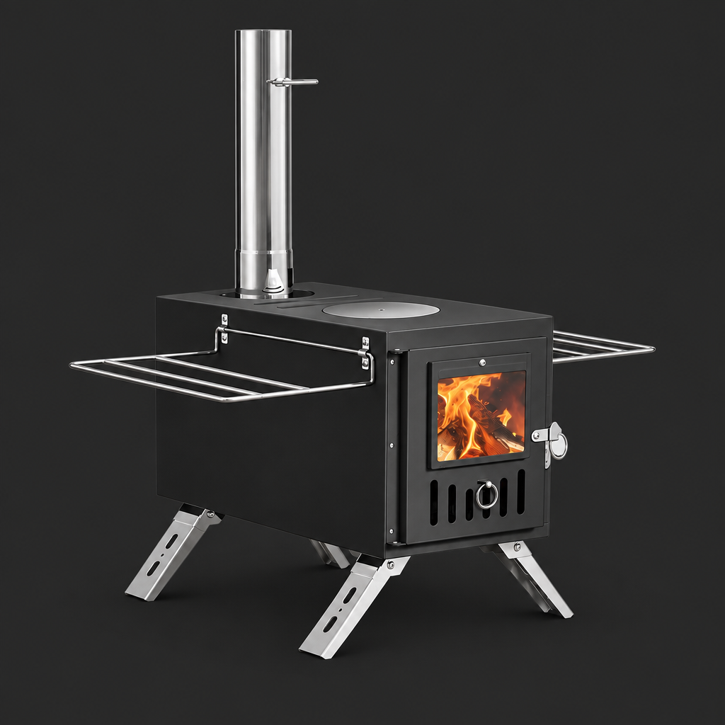 Wood-Burning Camp Stove