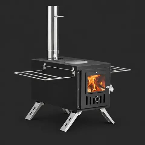 Wood-Burning Camp Stove