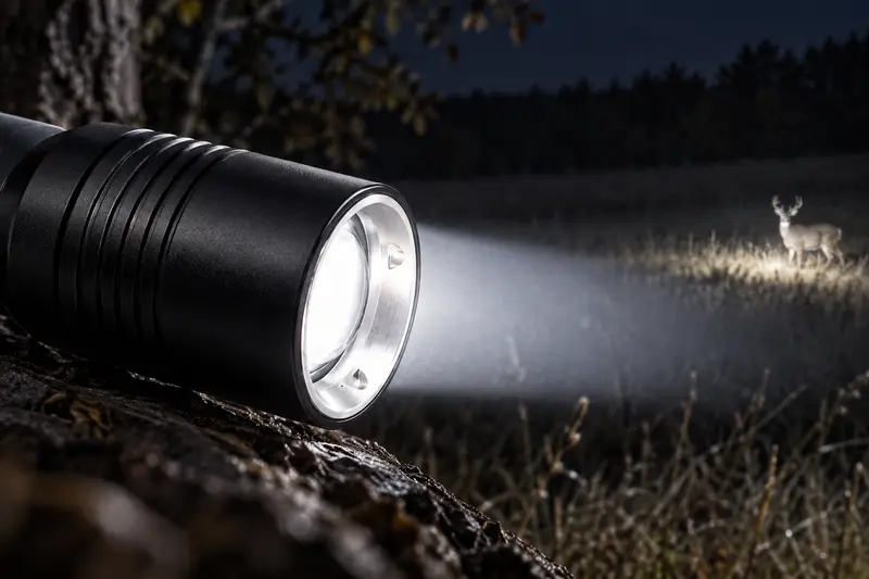 Rechargeable Flashlight — Hunting After Sunset