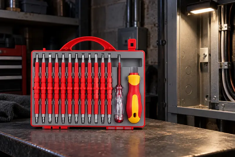 Insulated Screwdriver Set — Dim Work Areas