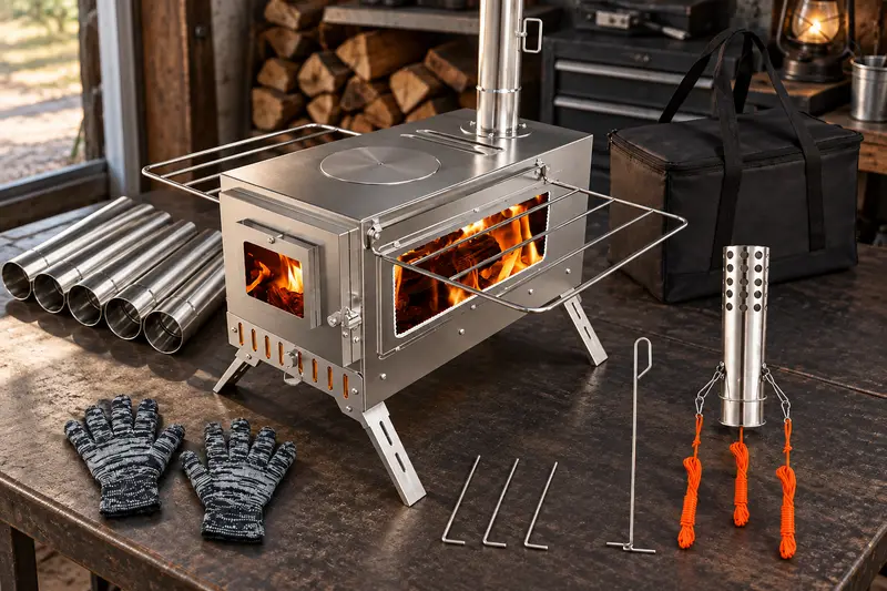 Stainless Steel Tent Stove details