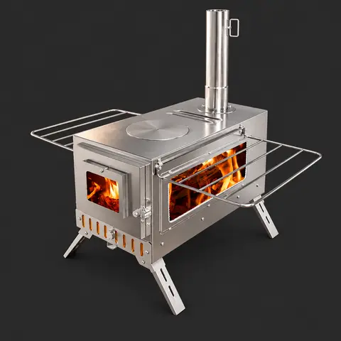 Stainless Steel Tent Stove