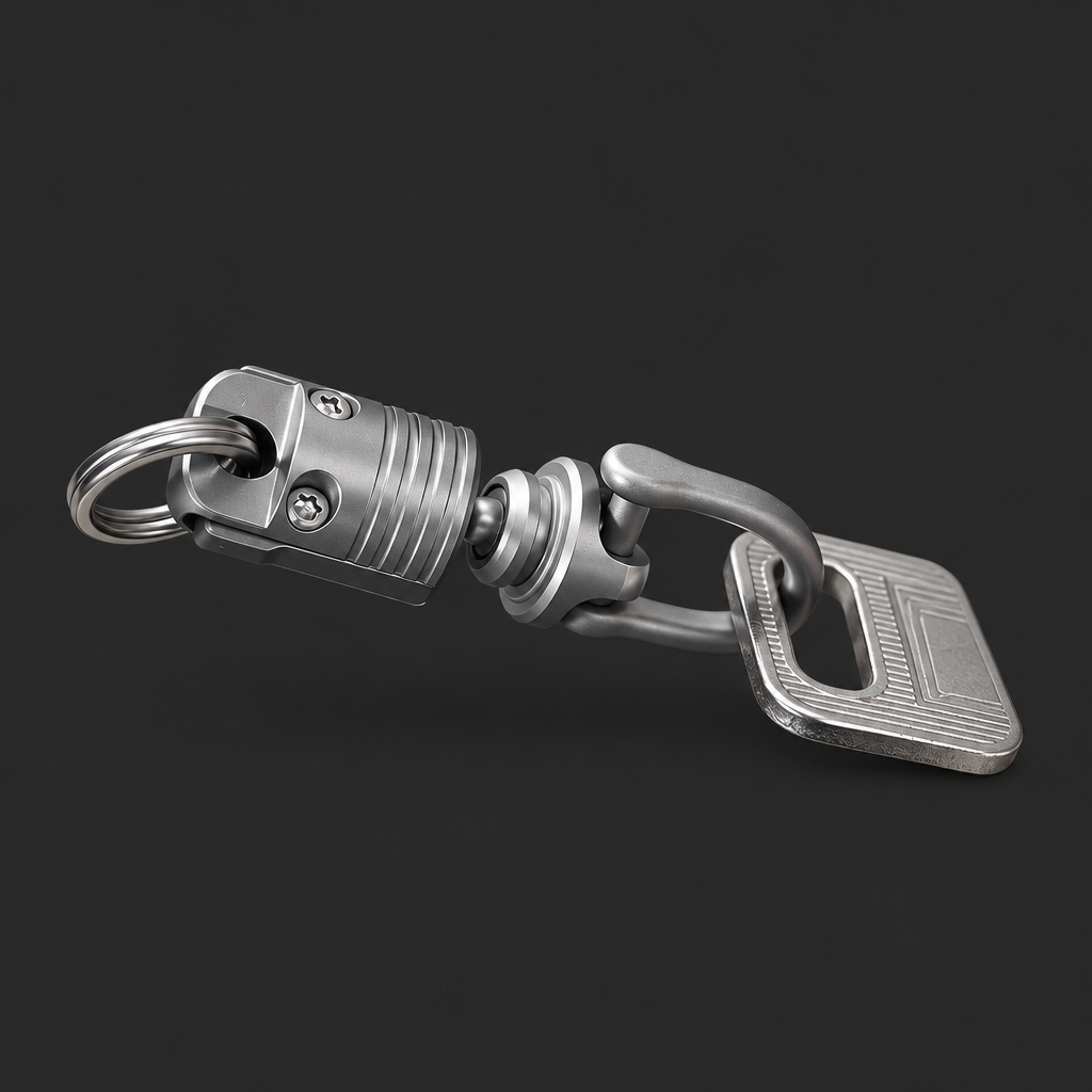 Titanium Quick-Release Keychain Tool
