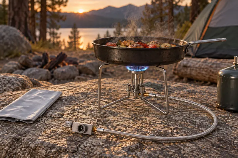 Camping Stove — Dusty Day's Dinner