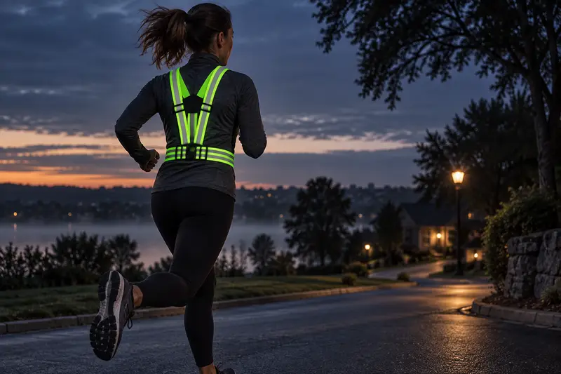 Reflective Safety Harness — Running Before Sunrise