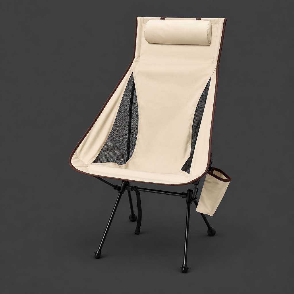 Camping Chair with Headrest