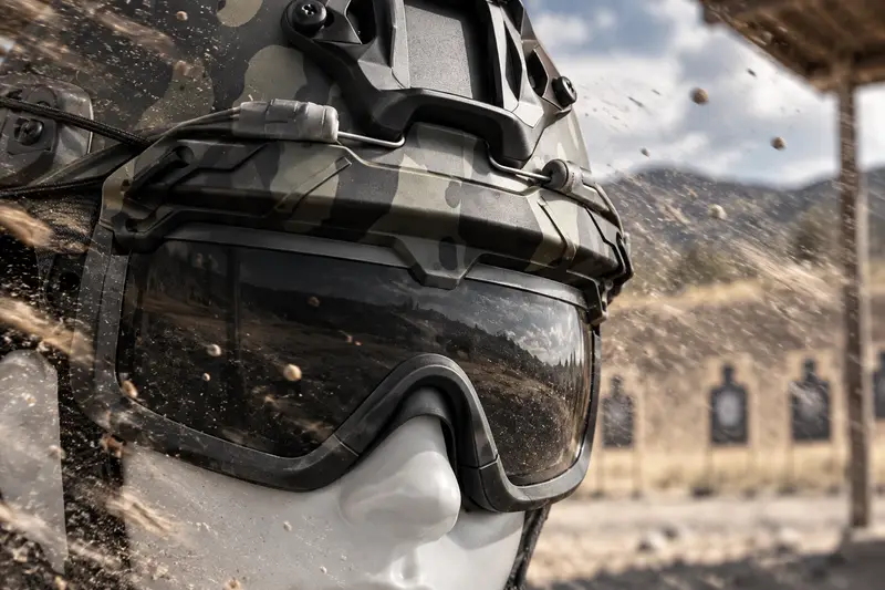 Dual-Mode Protective Goggles — Windy Shooting Sessions