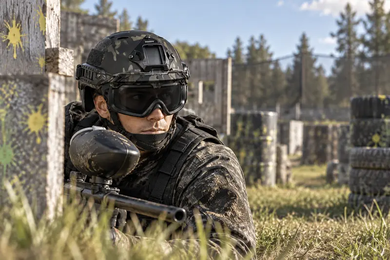 Dual-Mode Protective Goggles — Outdoor Paintball Prep