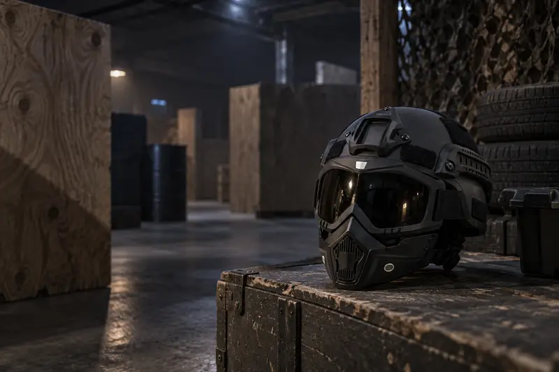 Full Face Helmet — Low-Light CS Session