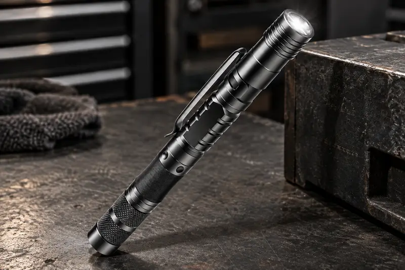 Multitool Pen with Flashlight details