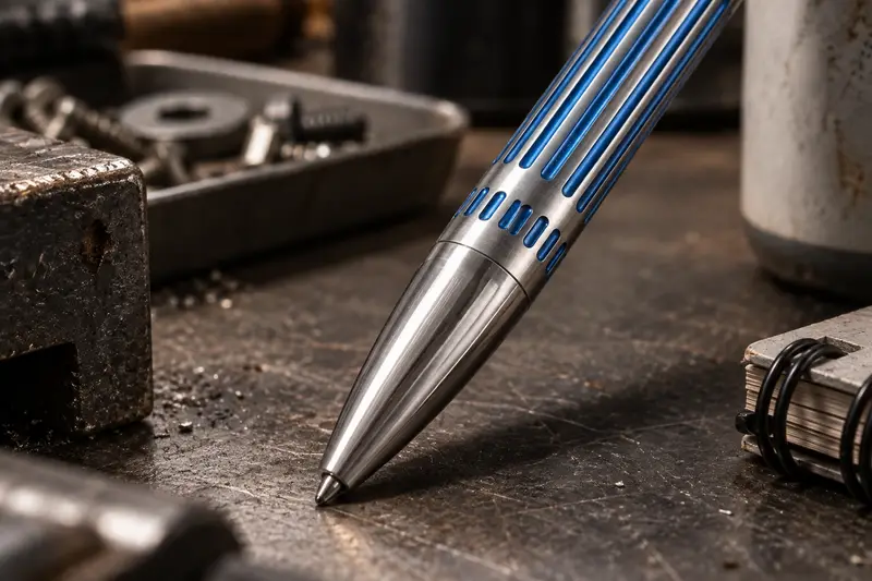 Titanium Tactical Pen — Cramped Workstation