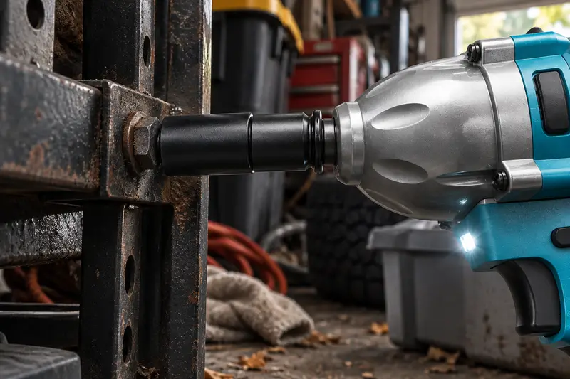 Cordless Impact Wrench — Crowded Garage Disassembly