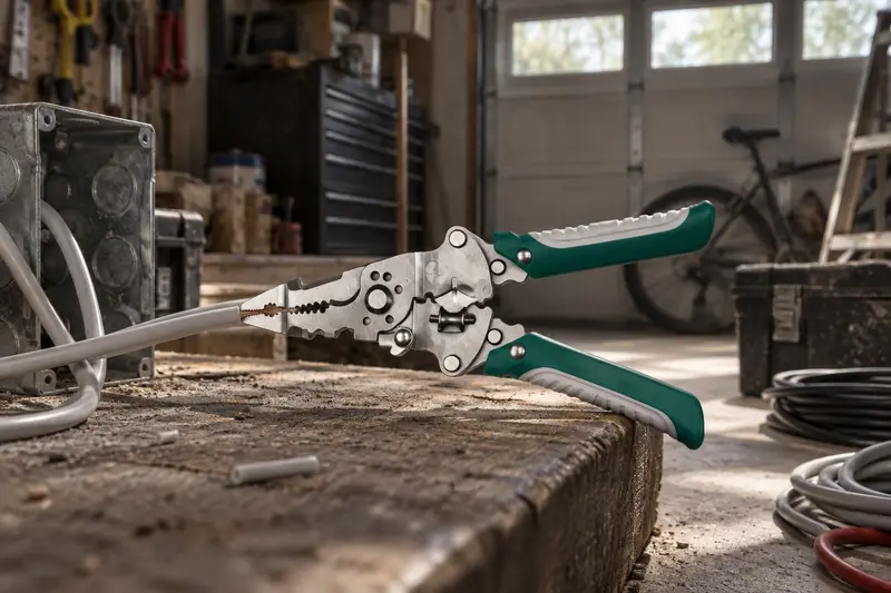 Folding Wire Stripping Pliers — Dusty Garage Project