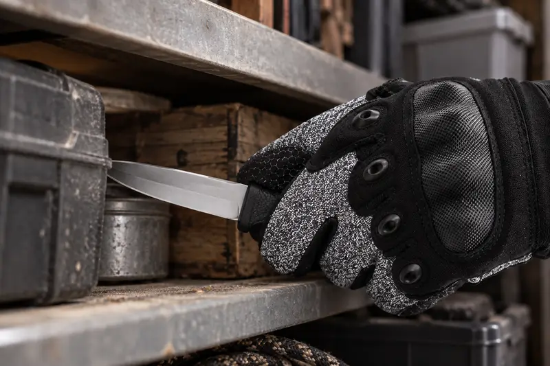 Cut-Resistant Gloves — Cramped Storage