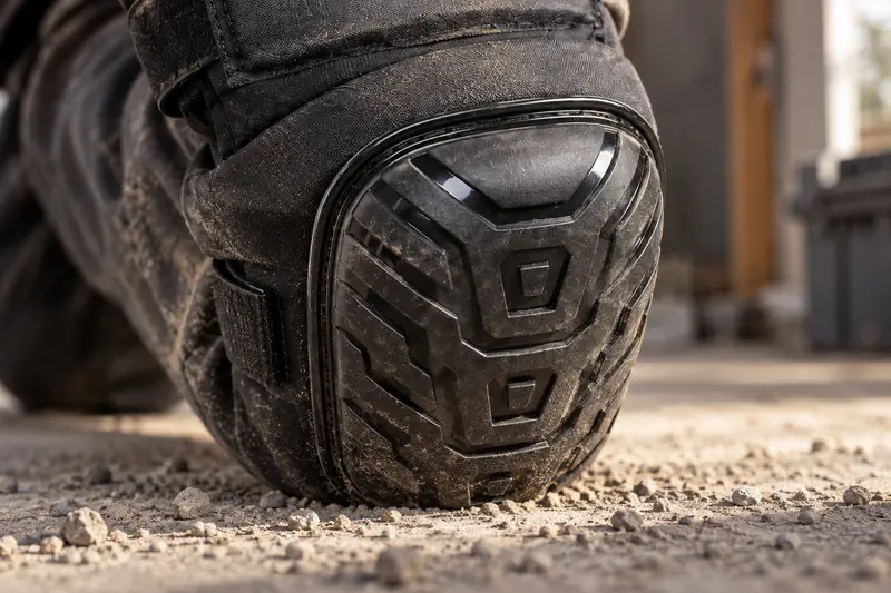 Gel Knee Pads — Dusty Floor-Level Work
