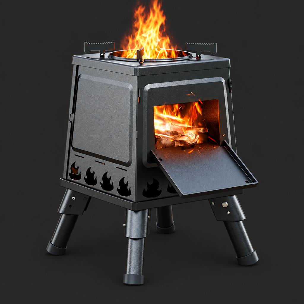 Wood-Burning Camp Stove