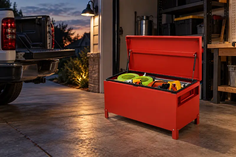 Red Tool Chest — After-Dark Wrap-Up
