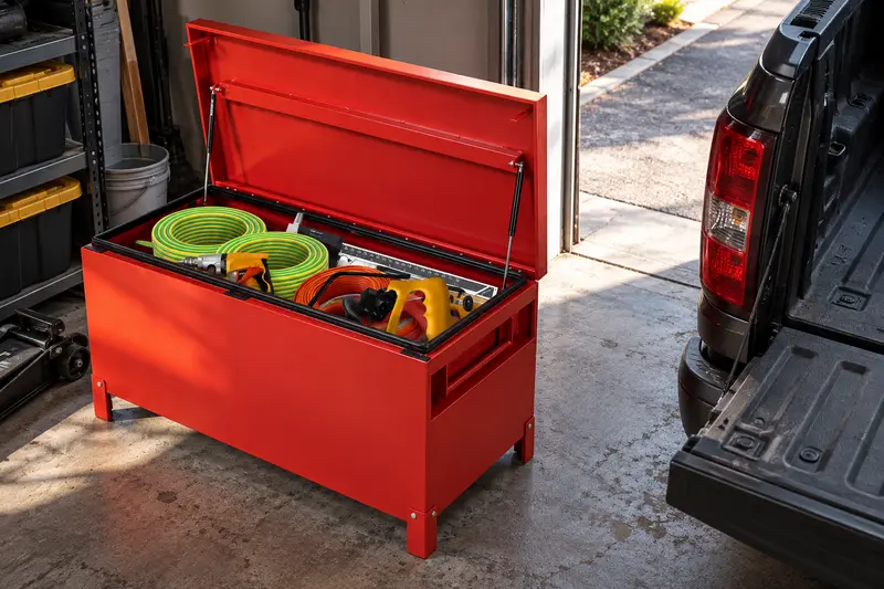 Red Tool Chest — Cramped Garage Routine
