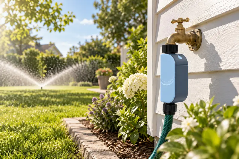 Wi-Fi Watering Timer — Sun-Exposed Installation