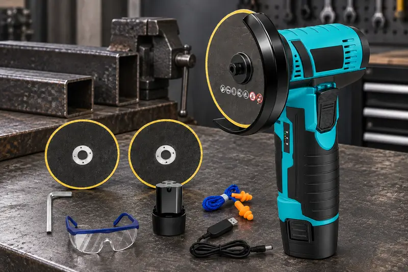 Electric Portable Angle Grinder 12V details
