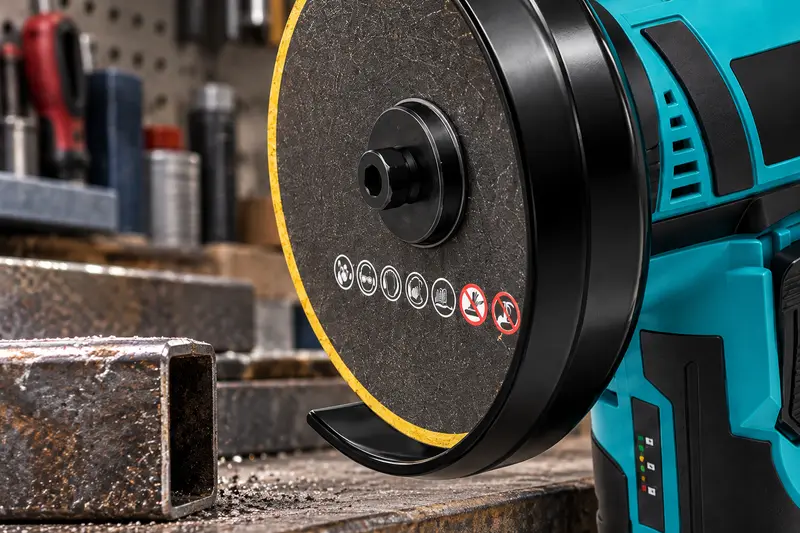 Electric Portable Angle Grinder 12V — Crowded Bench Setup