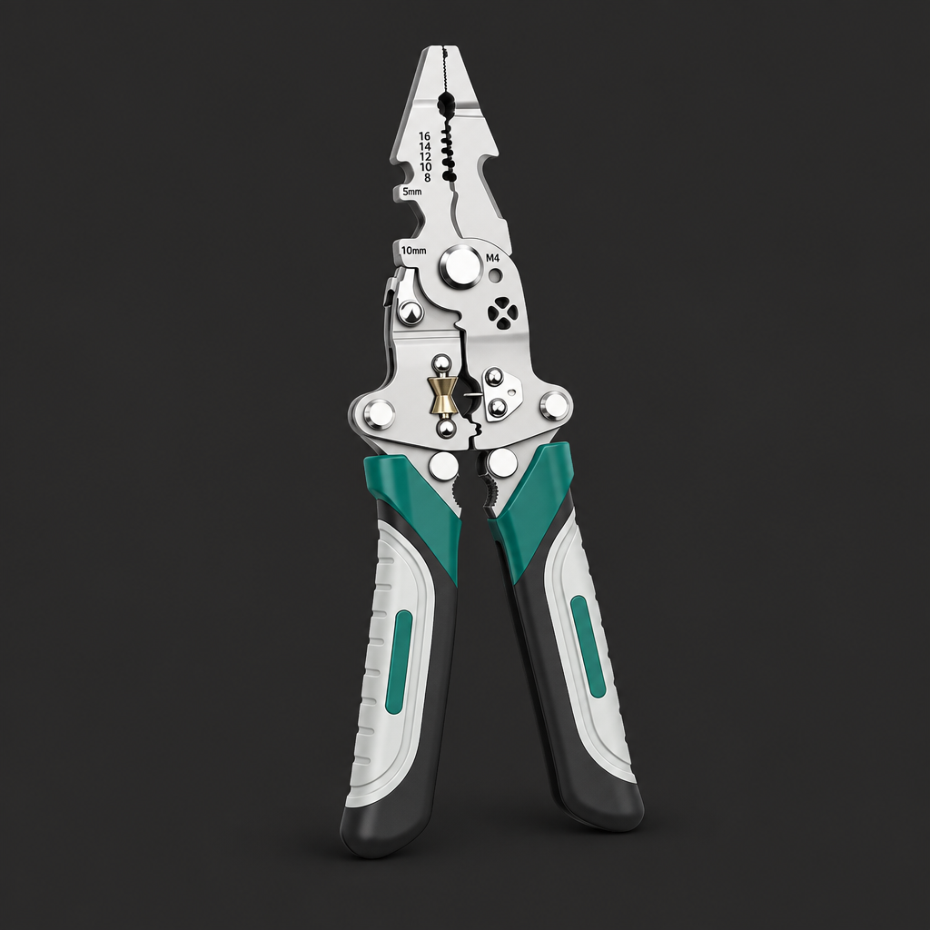 Folding Wire Stripping Pliers