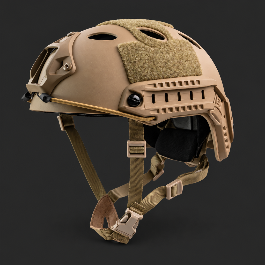 Tan Tactical Helmet