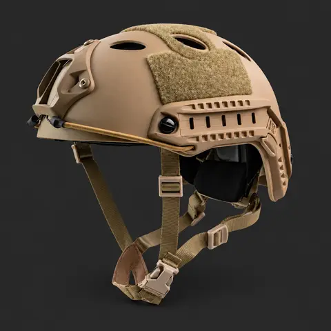 Tan Tactical Helmet