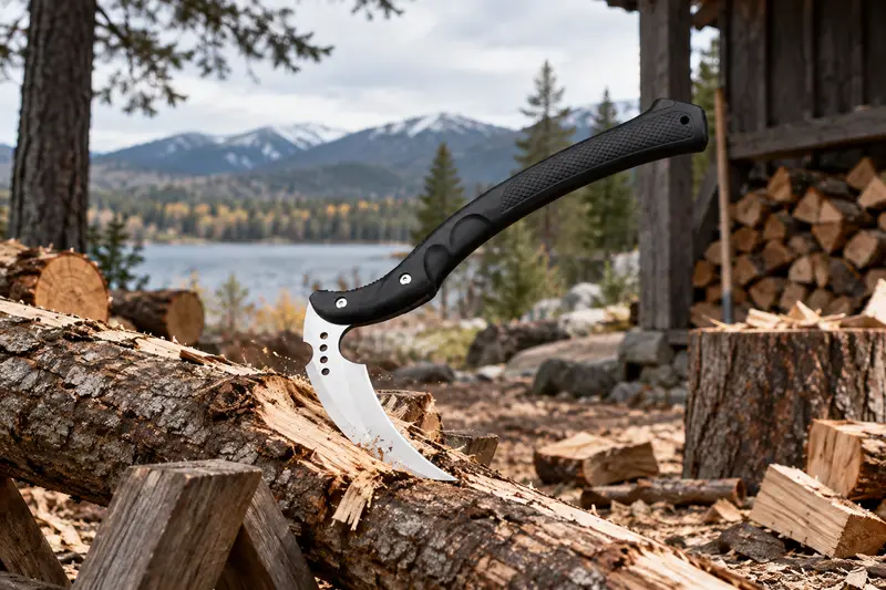 Single-Bit Axe — Cool-Day Outdoor Work