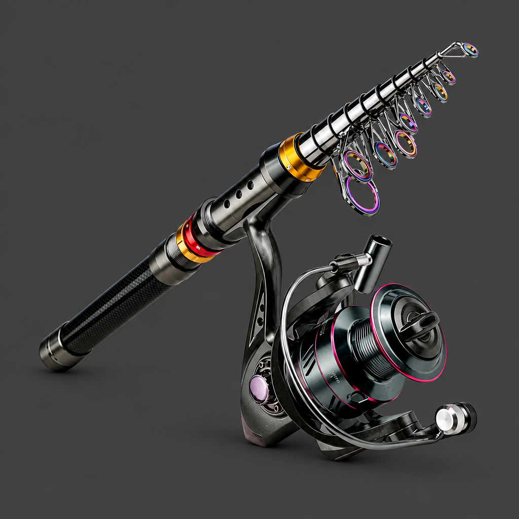 Telescopic Fishing Rod and Reel Combo