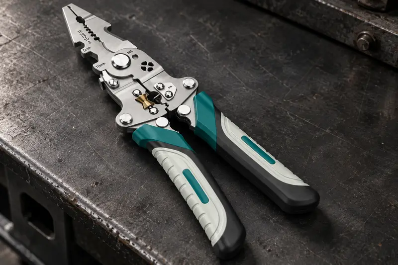 Folding Wire Stripping Pliers details