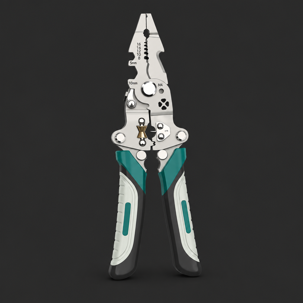 Folding Wire Stripping Pliers