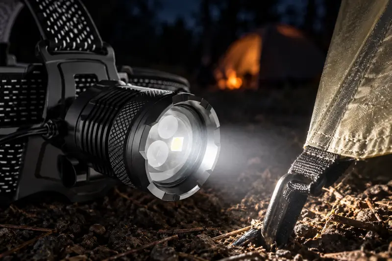 LED Headlamp — Late Camp Arrival