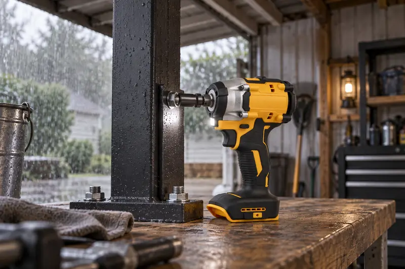 Cordless Impact Wrench — Covered Repair Bench