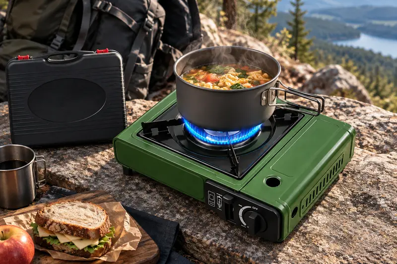 Portable Butane Stove — Trailhead Lunch Stop