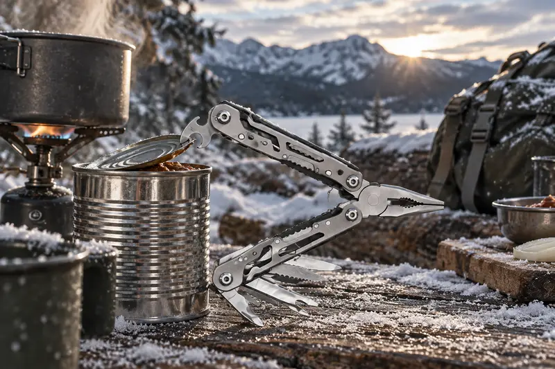 Folding Pliers Multitool — Campsite Meal Prep