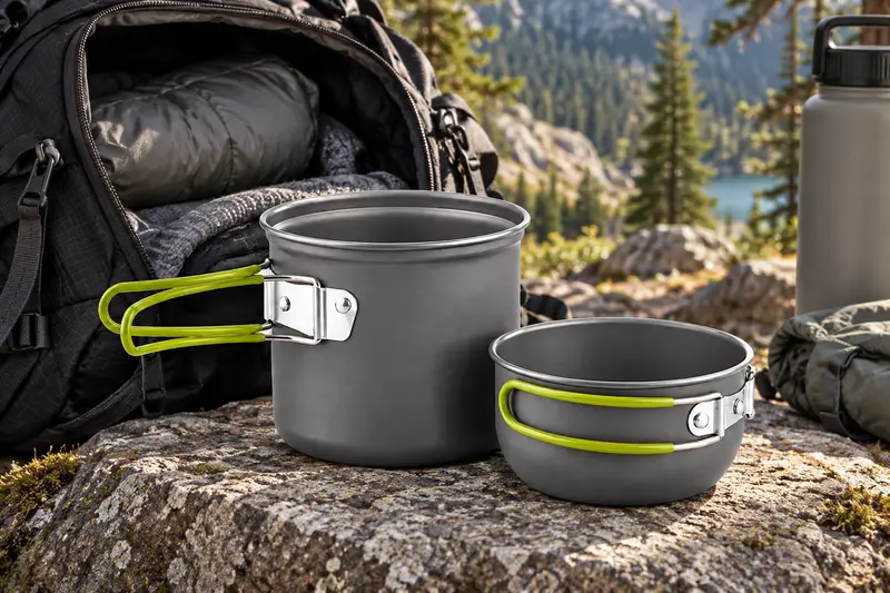 Camping Pot Set — Tight Backpack Space
