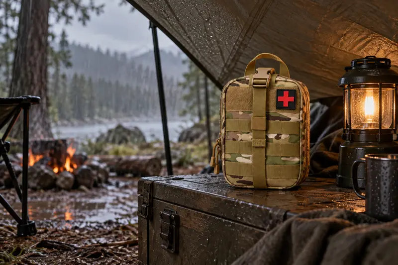 16-Piece First Aid Kit — Rainy Camp Stop