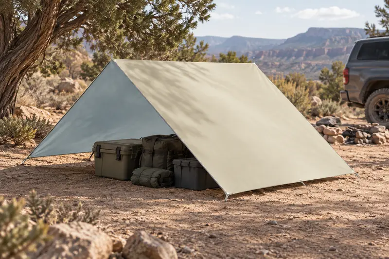 Camping Tarp — Dusty Camp Storage