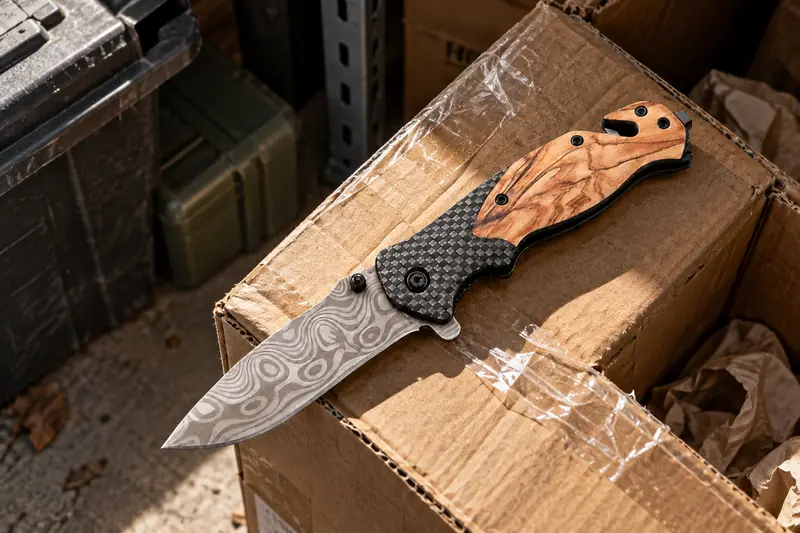 Folding Pocket Knife — Cramped Storage Corner