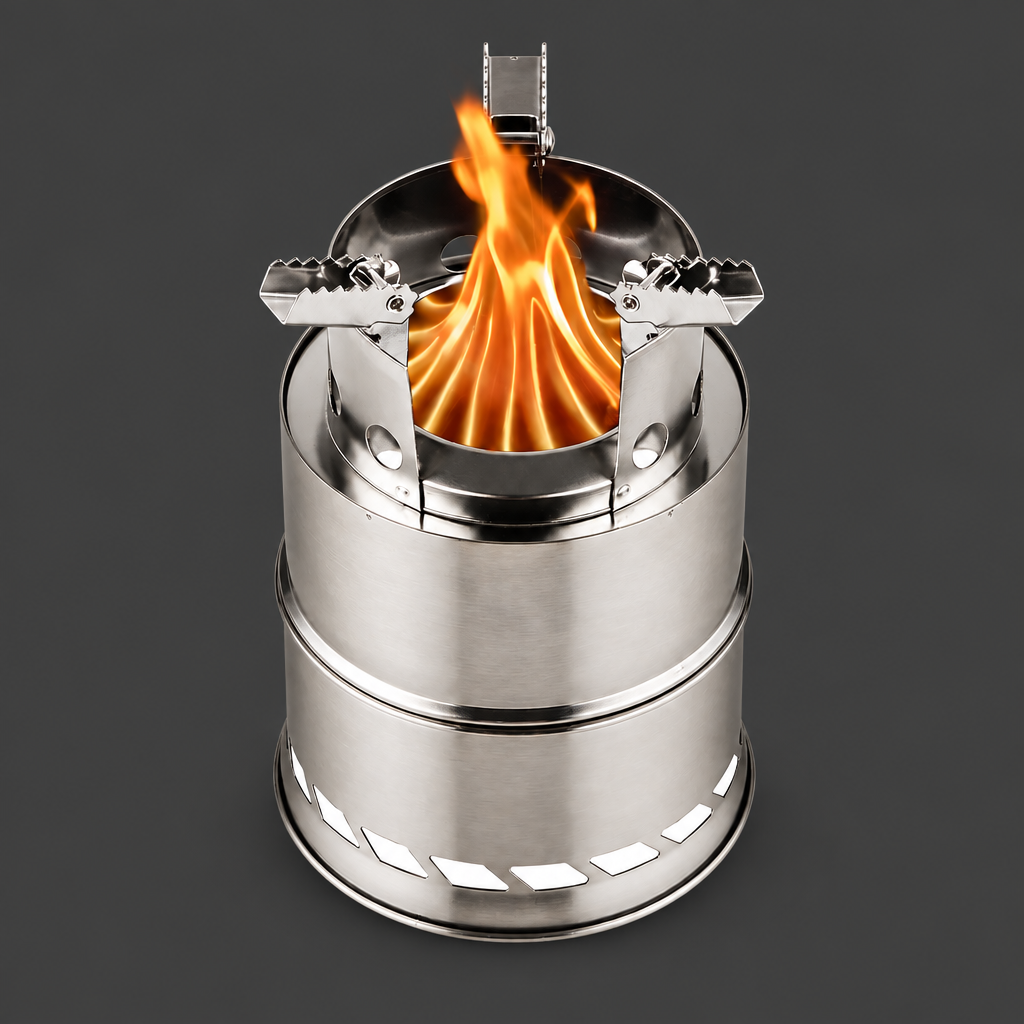 Wood-Burning Camping Stove