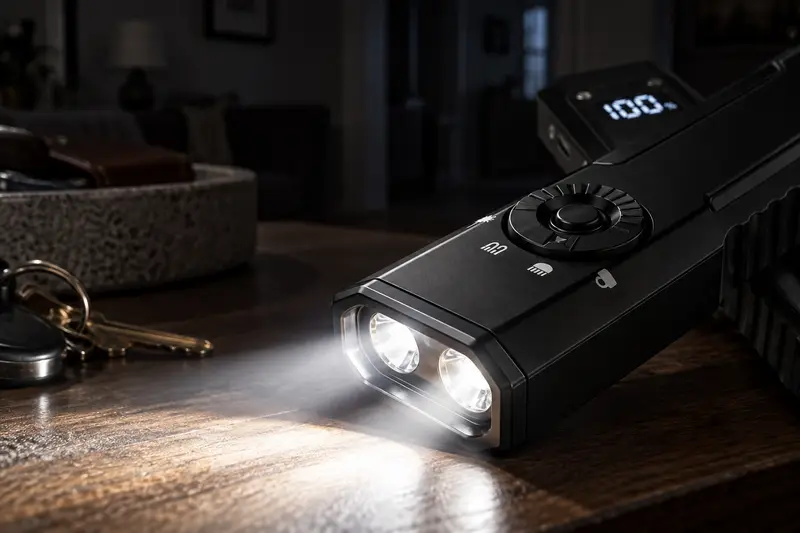 Dual-Light Flashlight — Power-Outage Search