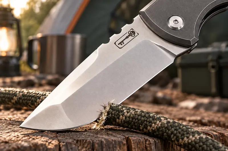 Folding Pocket Knife — Camp Setup