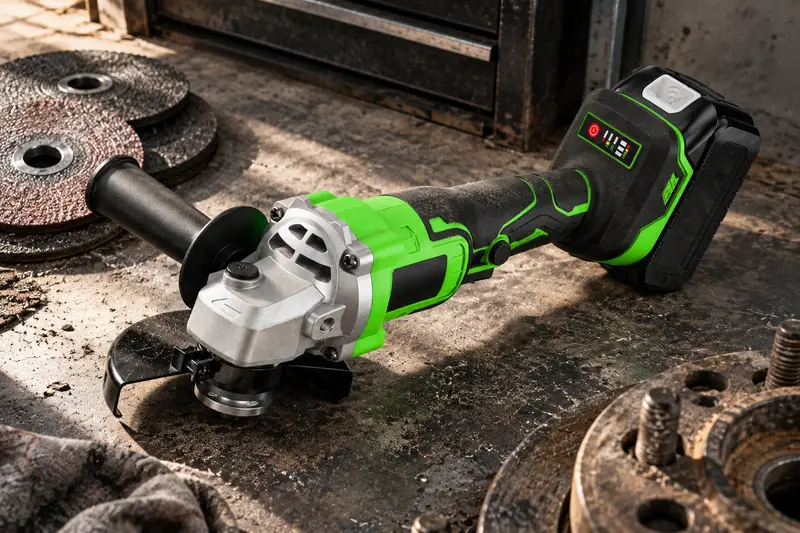 RPM Angle Grinder Kit 21V — Dusty Shop Wheel Replacement